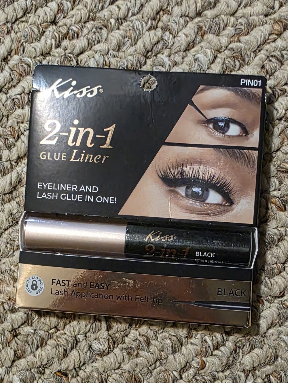 Kiss 2-in-1 Glue Liner Strip Lash Adhesive - Black